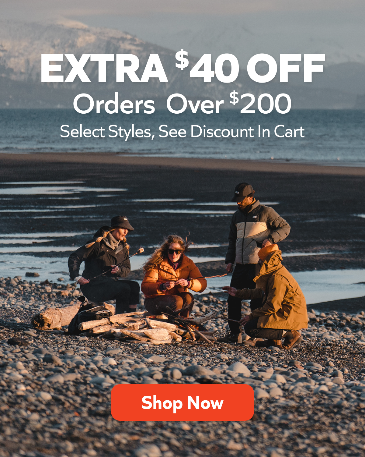 Extra $40 off- orders over $200. Select Styles, see discount in cart. Shop Now!