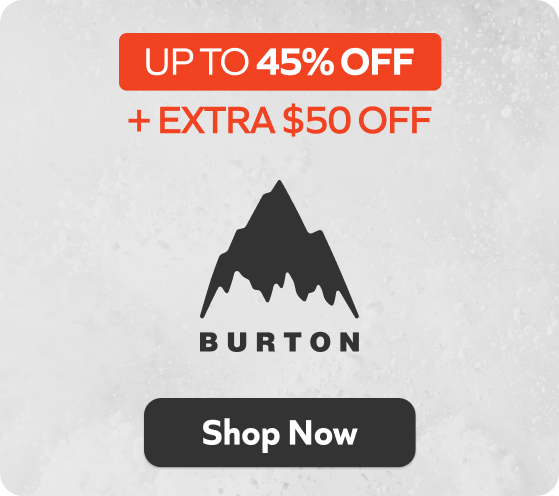 Burton: Up to 45% off + Extra $50 off