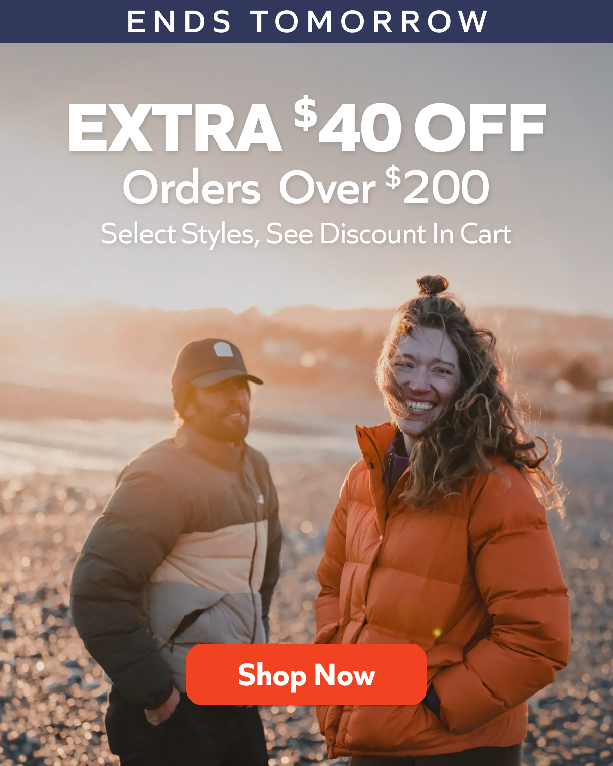 Ends Tomorrow: Extra $40 off, Orders over $200. Select Styles, See Discount In Cart. Shop Now!