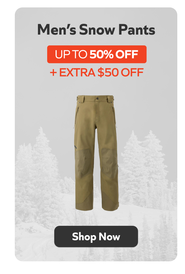 Men’s Snow Pants- Up to 50% off