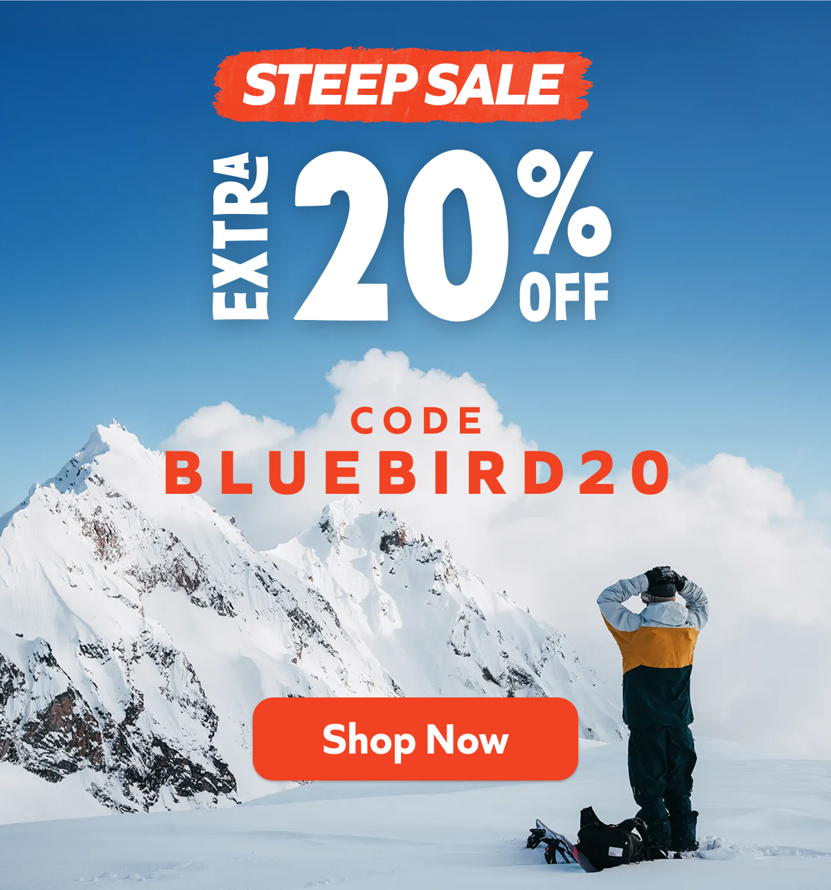 Steep sale. Extra 20% off - code bluebird20. Shop Now!