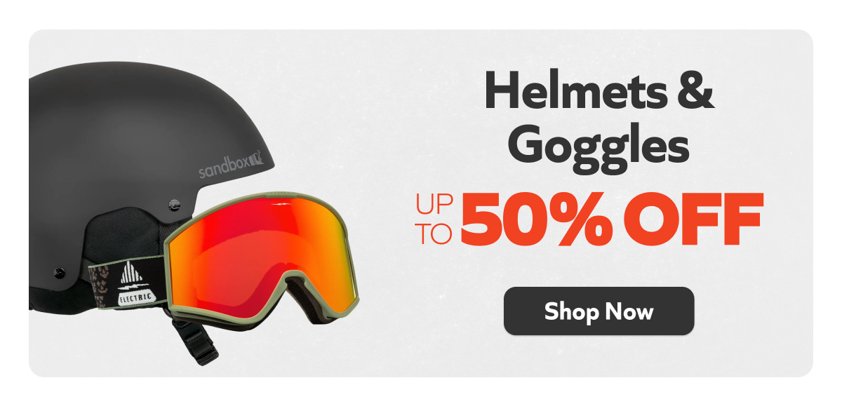 Helmets & Googles - Up to 50% off. Shop Now! 