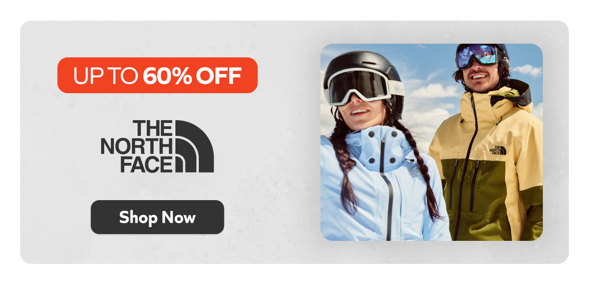 The North Face- Up to 60% off. Shop Now!