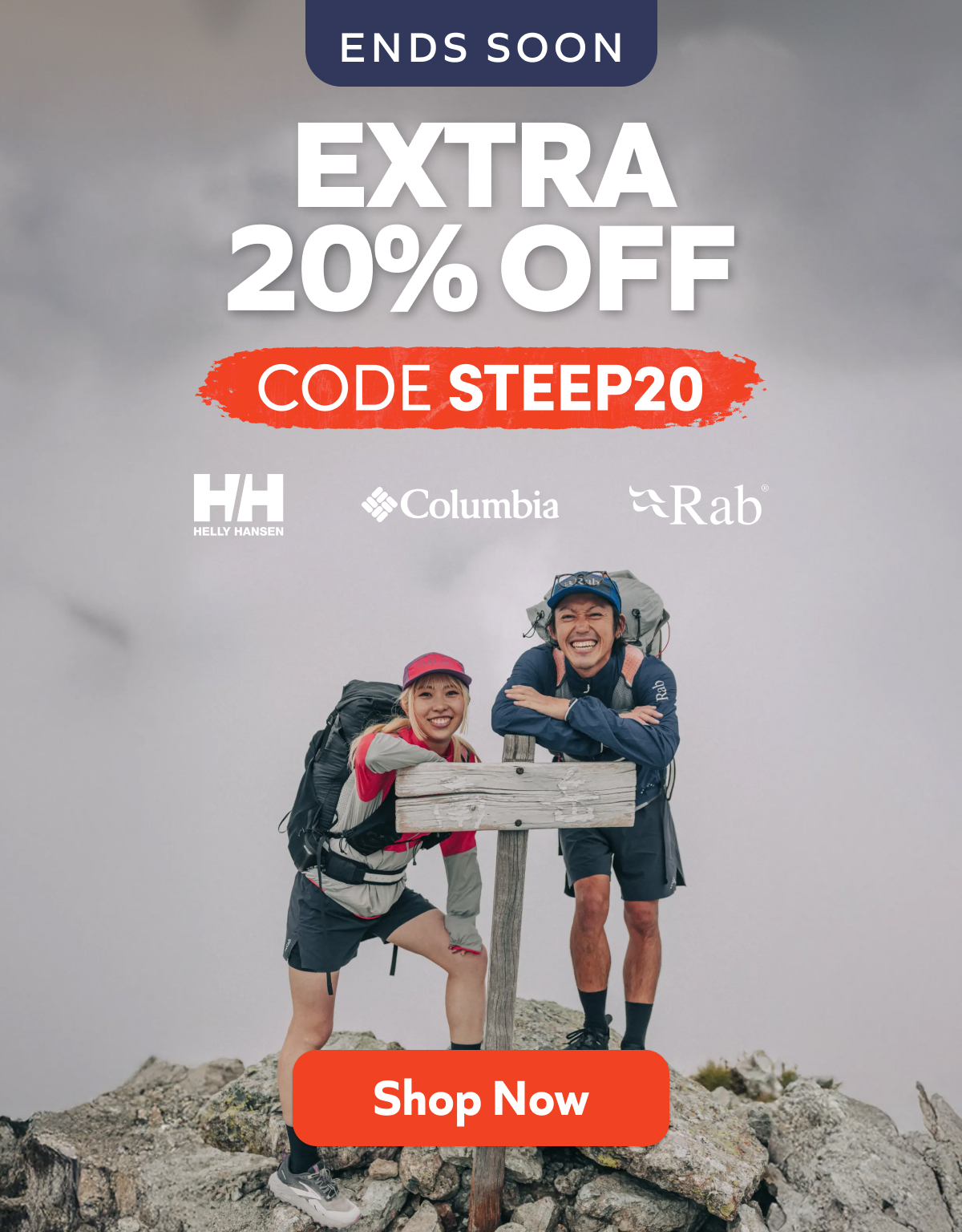 Ends Soon: Extra 20% off. Code Steep 20. Shop Now!