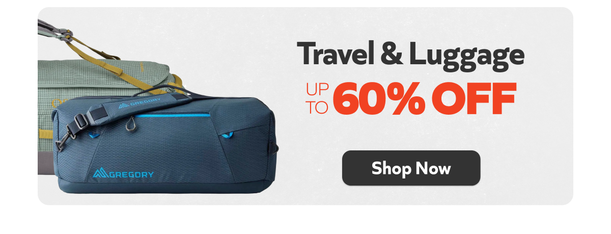 Travel & Luggage - Up to 60% off. Shop Now!