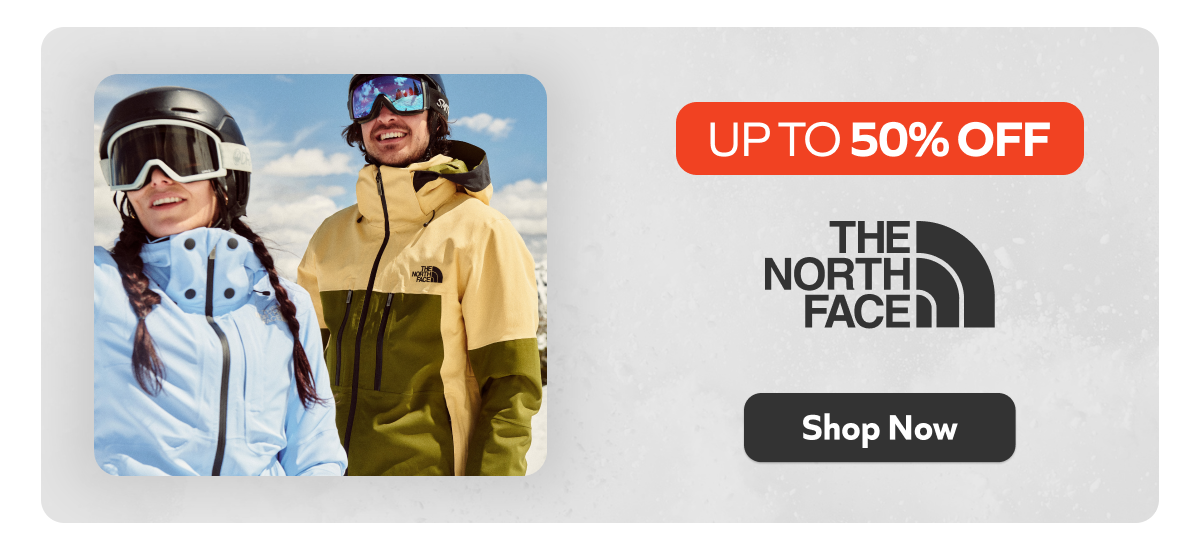Up to 50% off- The North Face. Shop Now!