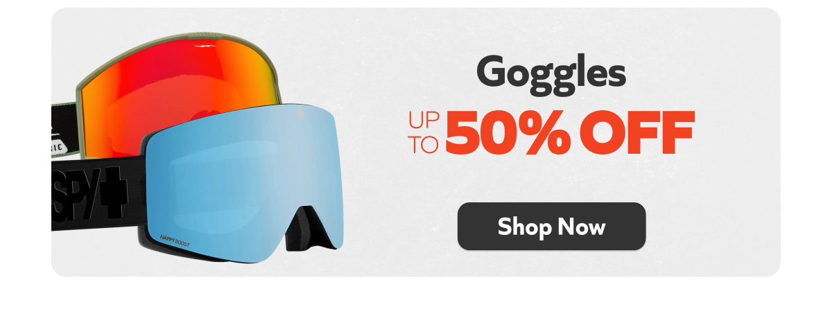 Goggles - Up to 60% off. Shop Now!