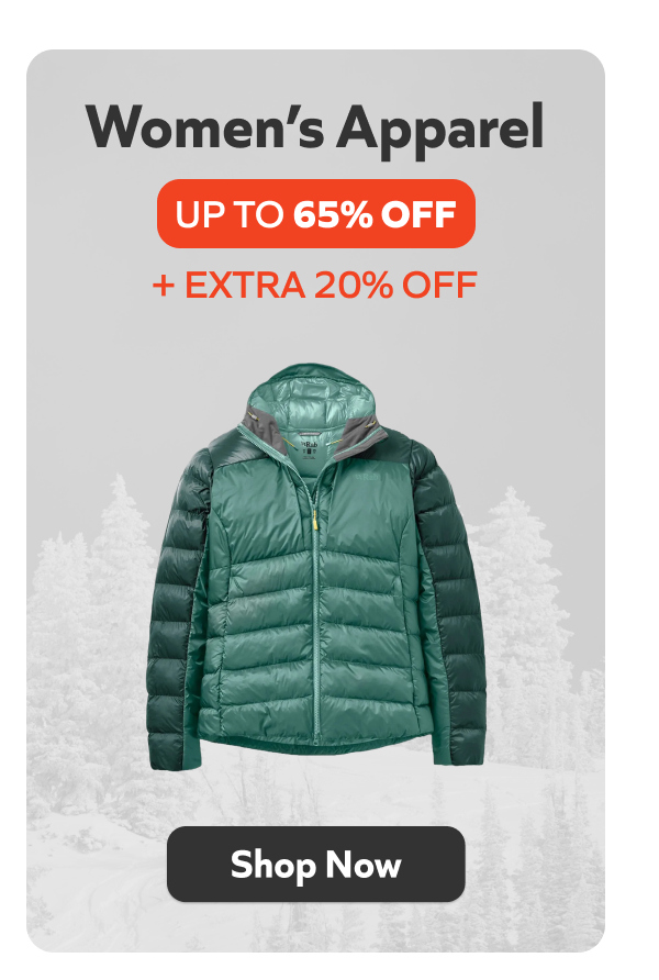 Women's Apparel - Up to 60% off + extra 20 off. Shop Now! 