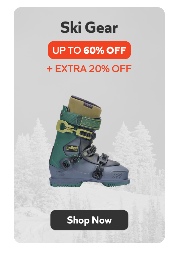 Ski Gear - Up to 60% off + extra 20 off. Shop Now! 