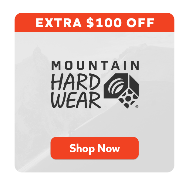 Extra $100 off- Mountain Hardwear. Shop Now!