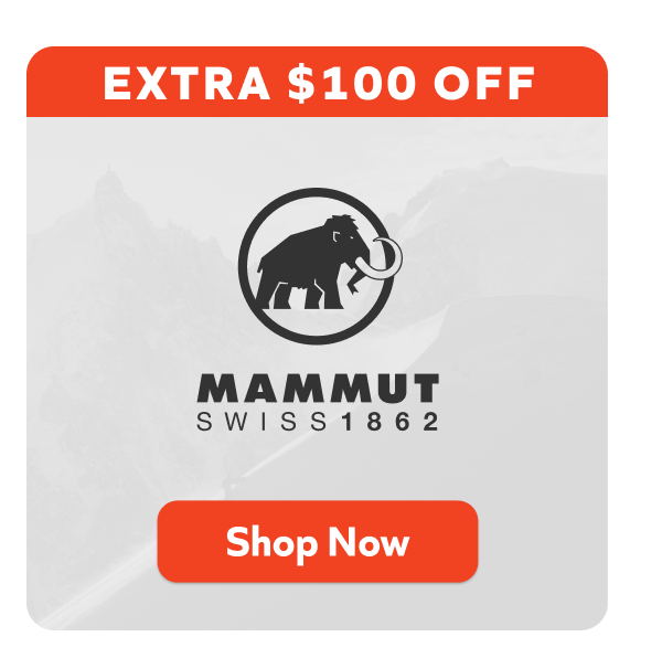 Extra $100 off- Mammut. Shop Now!