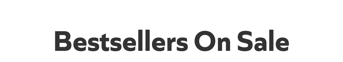 Bestsellers On Sale