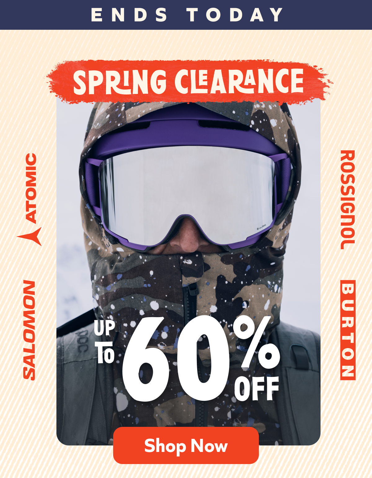 Ends Today! Spring Clearance- Up to 60% off. Shop Now!