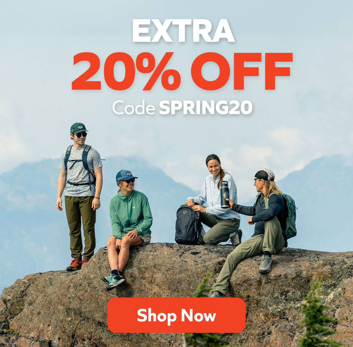 Extra 20% off- Code SPRING20. Shop Now!