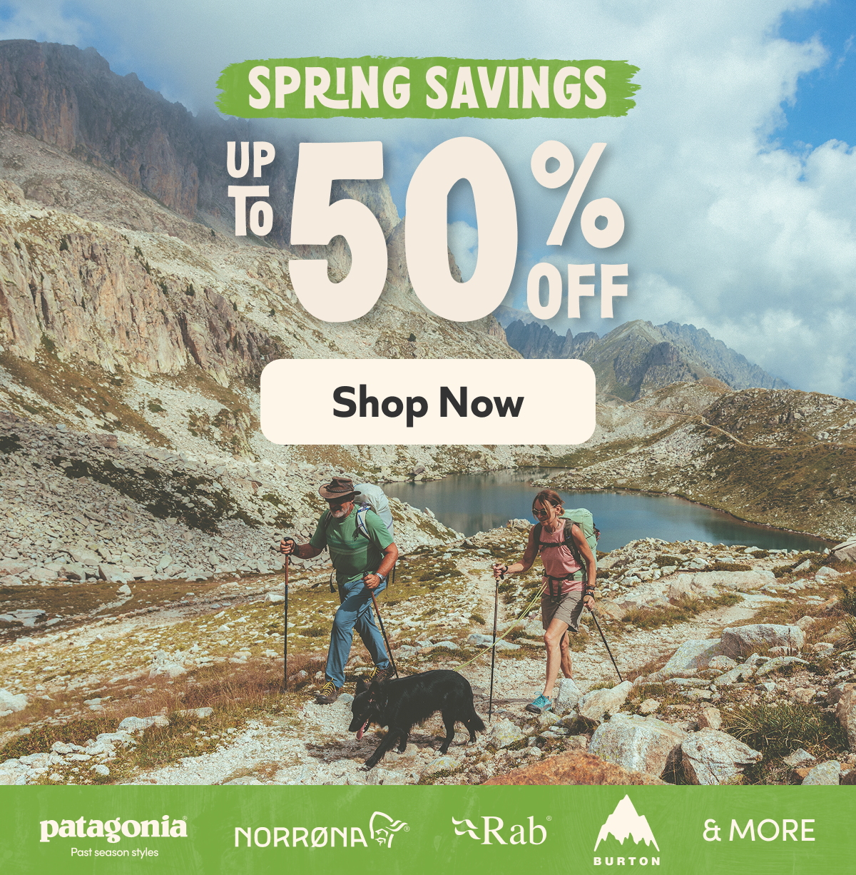 Spring Savings: Up to 50% off. Shop now!