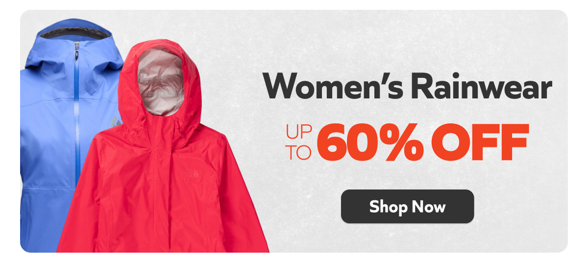 Women’s Rainwear. Up to 60% off. Shop Now!