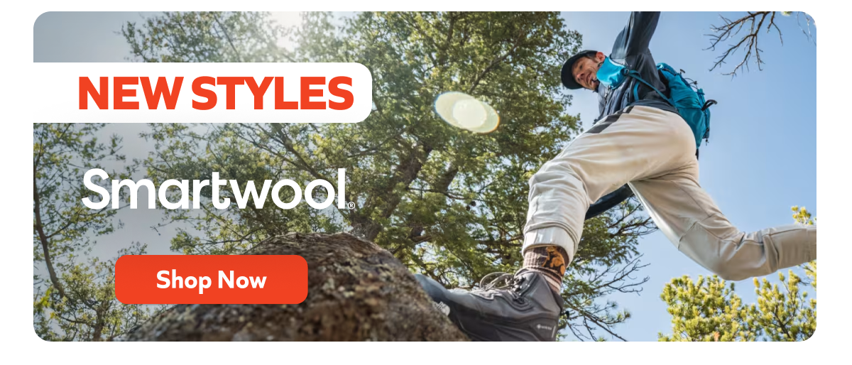 New Styles. Smartwool. Shop Now!
