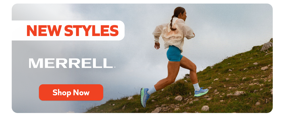 New Styles. Merrell. Shop Now! 