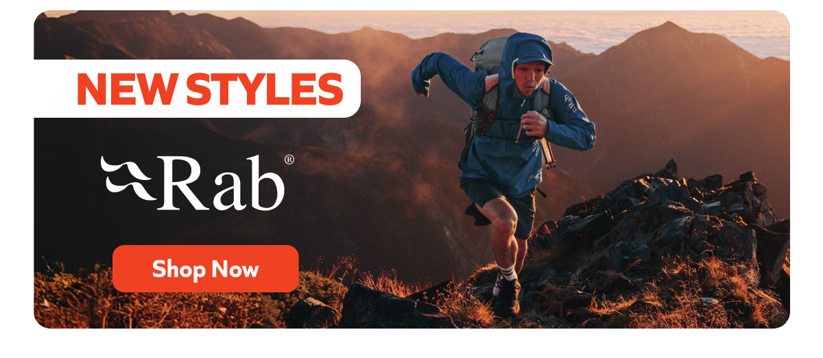 New Styles. Rab. Shop Now! 