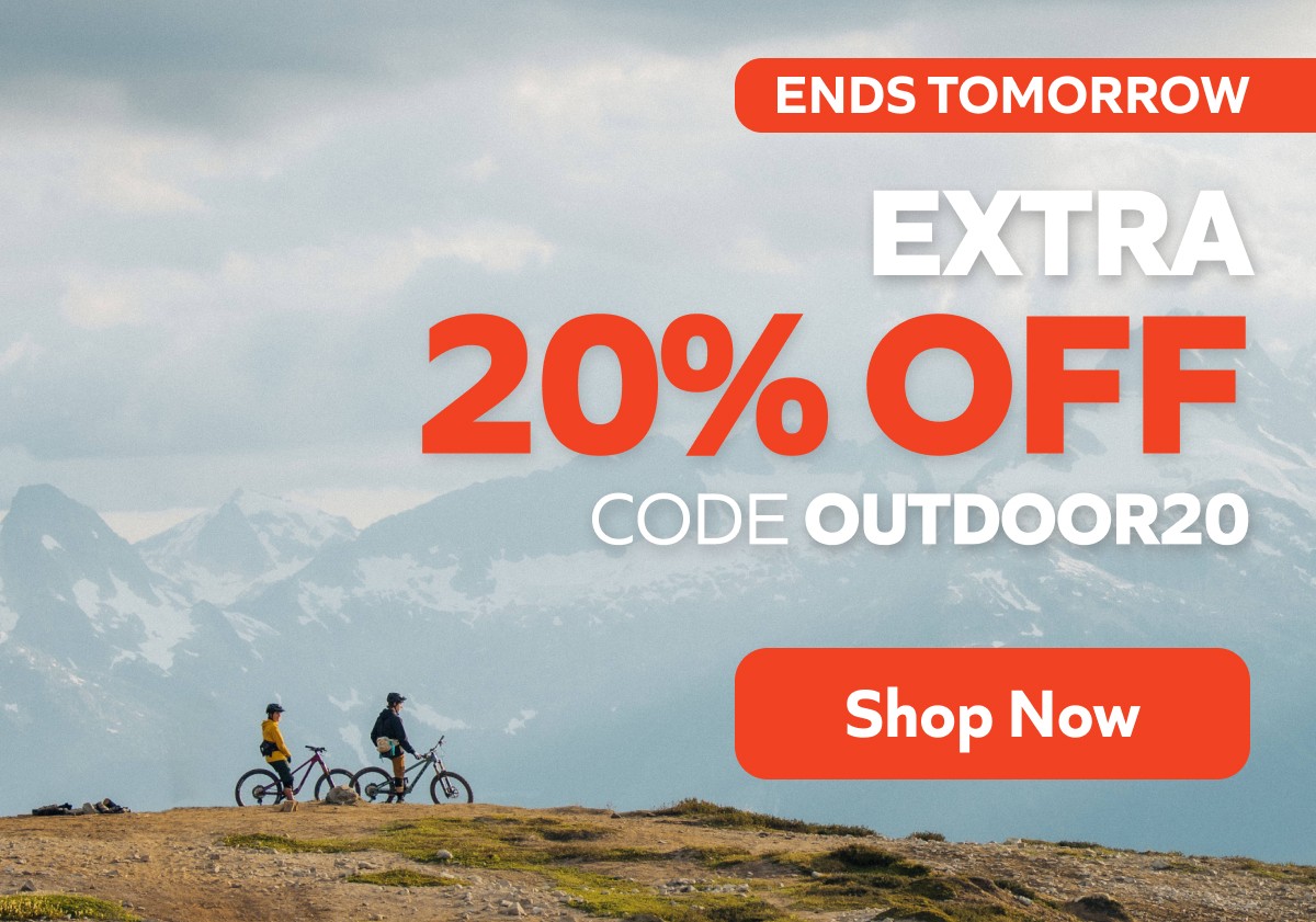Ends Tomorrow: Extra 20% Off — Use Code OUTDOOR20. Shop Now!