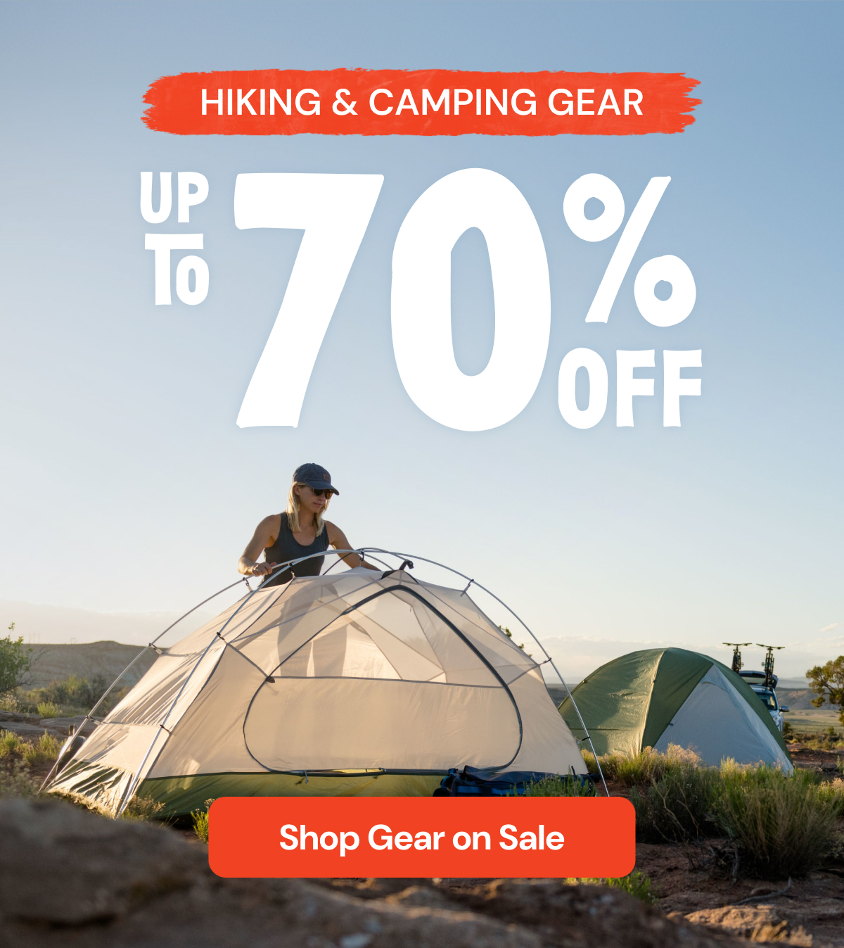 Up To 70% Off Hiking & Camping Gear