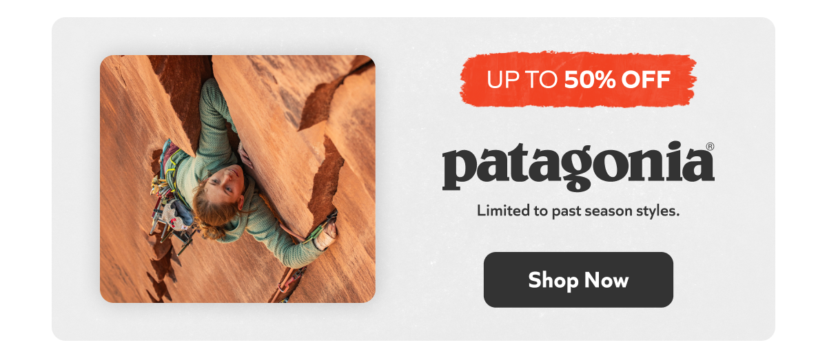 Patagonia: Up to 50% off past season styles. Shop Now!