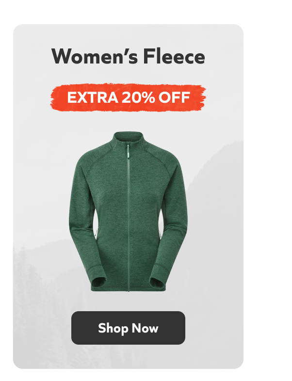 Extra 20% off women's fleece. Shop now!