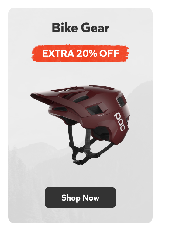 Extra 20% off bike gear. Shop now!