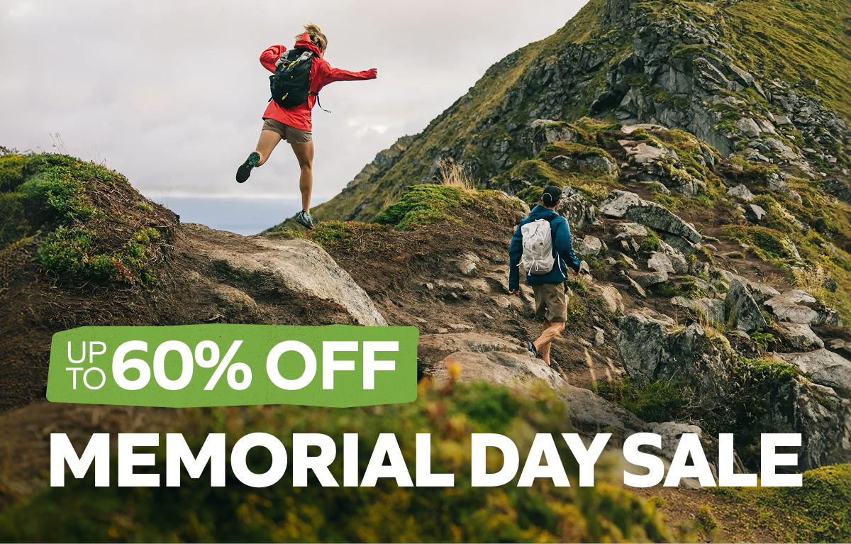 Save up to 60% off for Memorial Day!