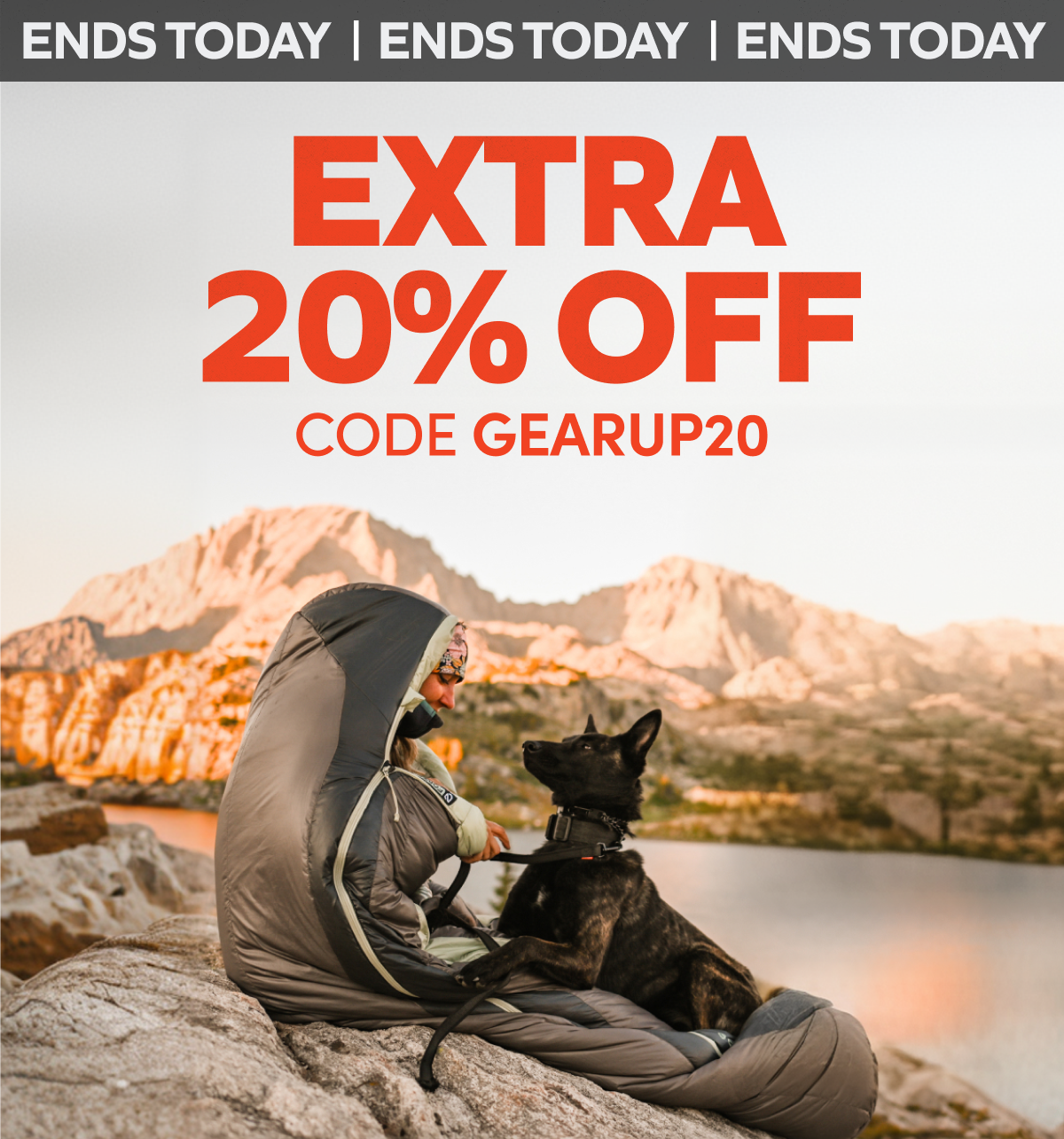 EXTRA 20% OFF ENDS TODAY! Use code GEARUP20 before it expires!