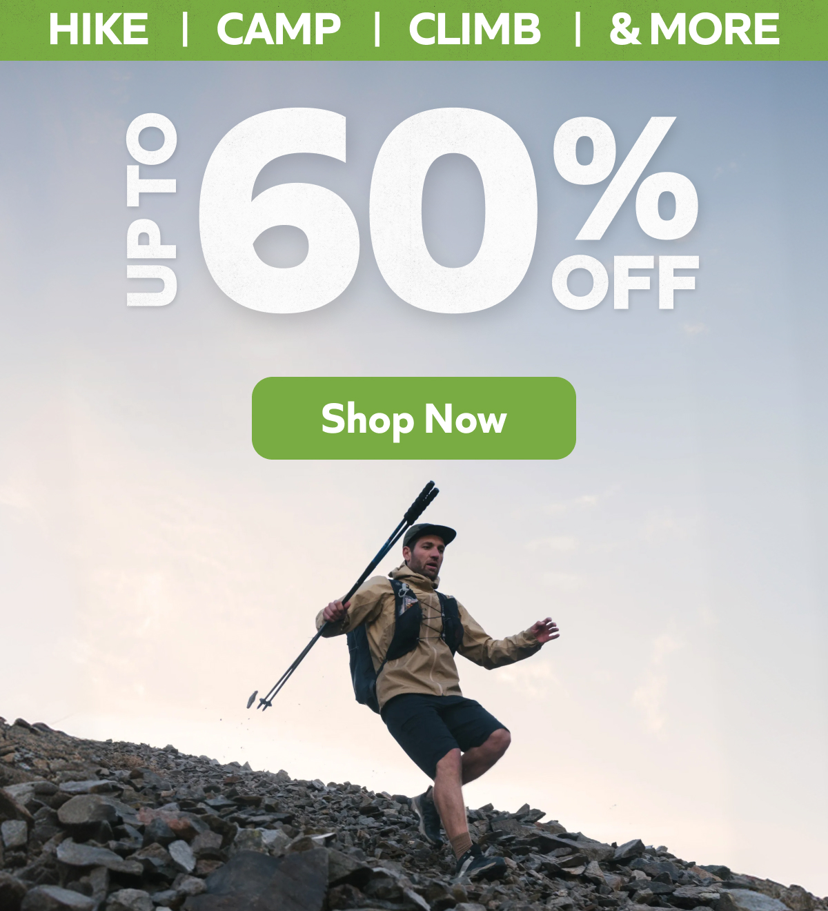 Save up to 60% off for Memorial Day!