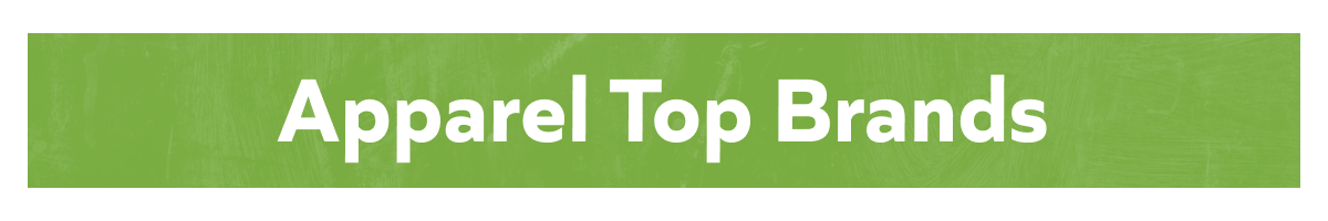 Top Apparel Brands On Sale: