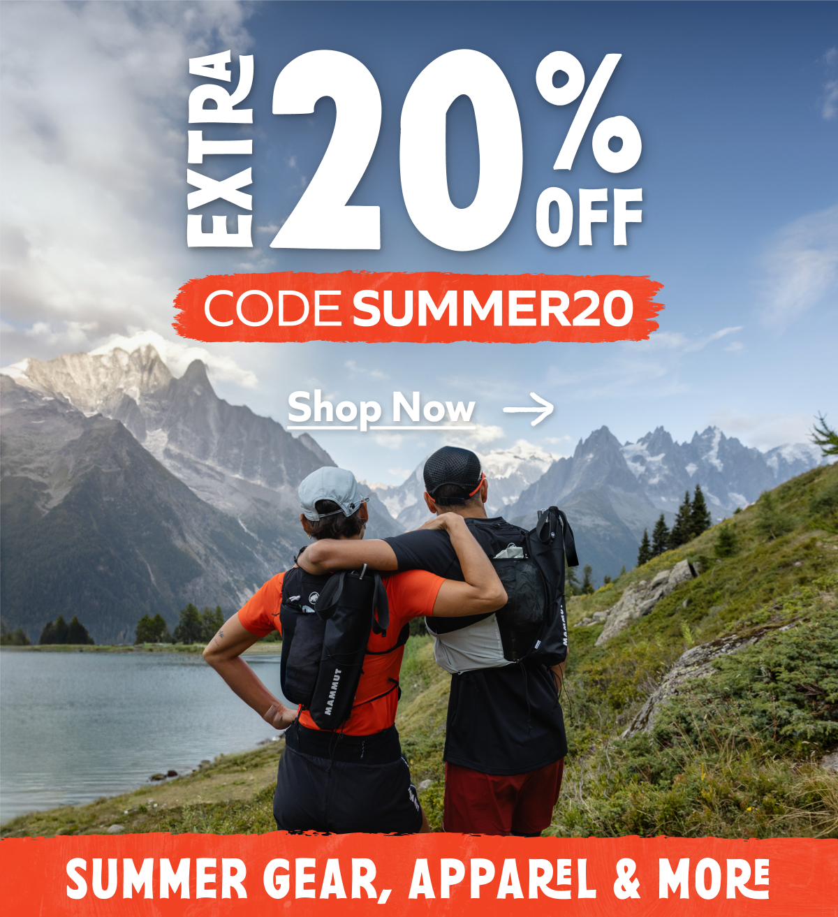 Save an extra 20% off summer styles!