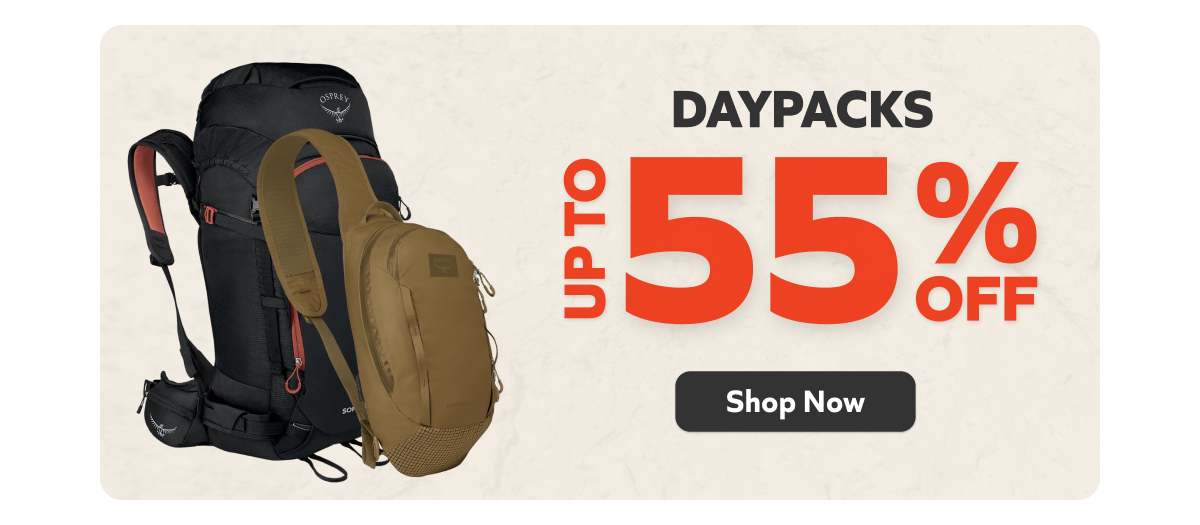 Daypacks Up To 55% Off!