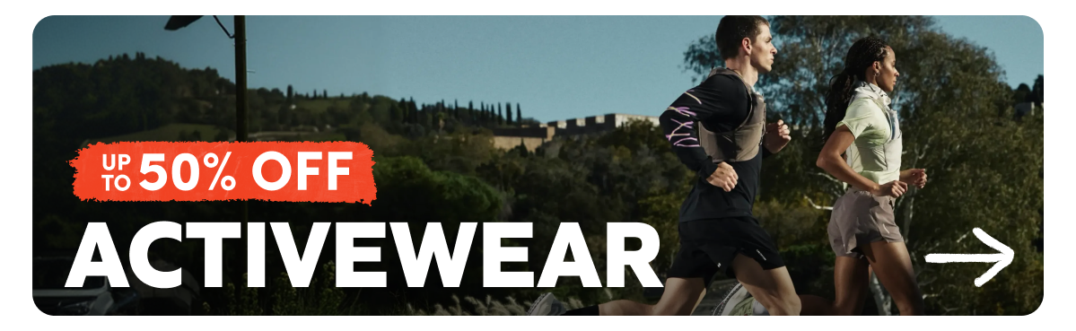 Up To 50% Activewear! 