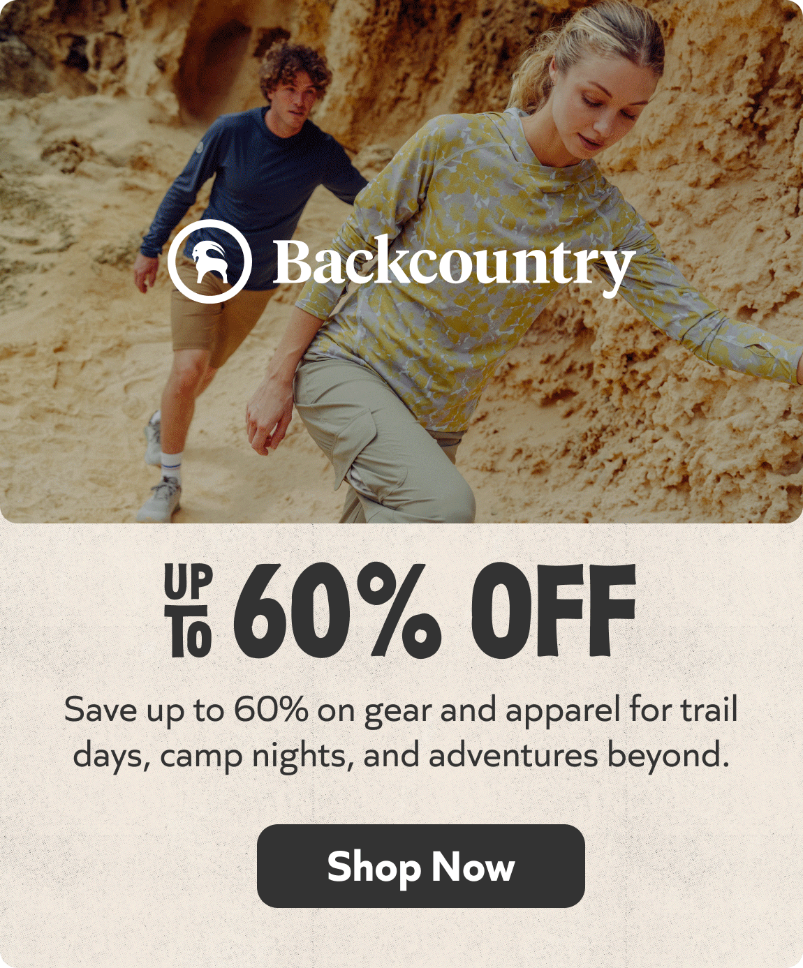 Backcountry Apparel Up To 60% OFF. Shop now!
