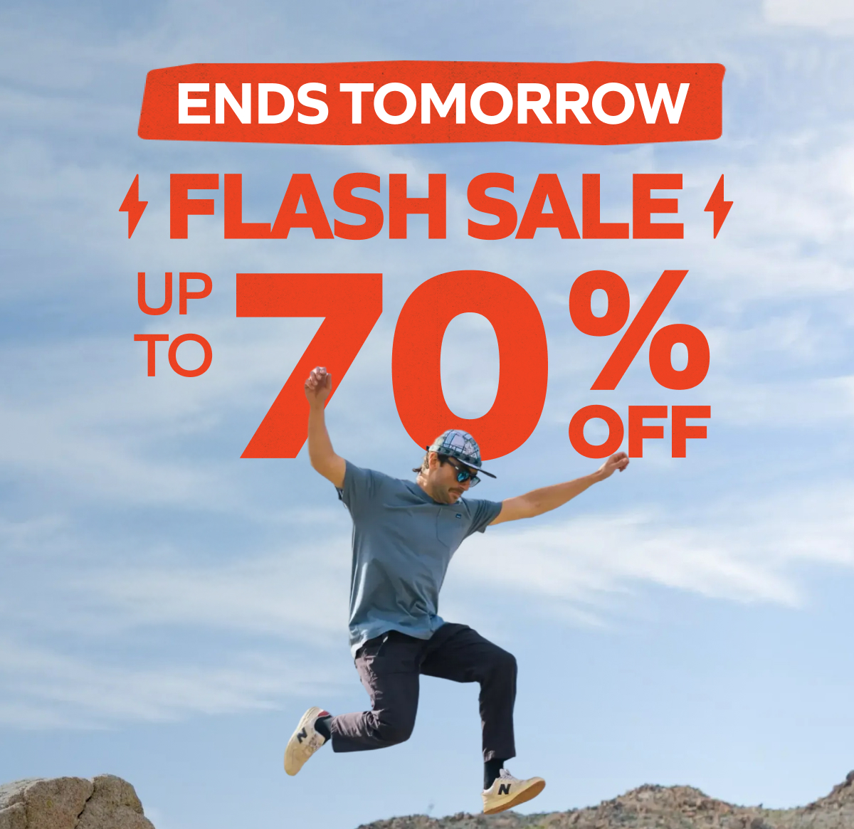 Ends Tomorrow: Flash Sale, Up to 70% Off. Shop Now!