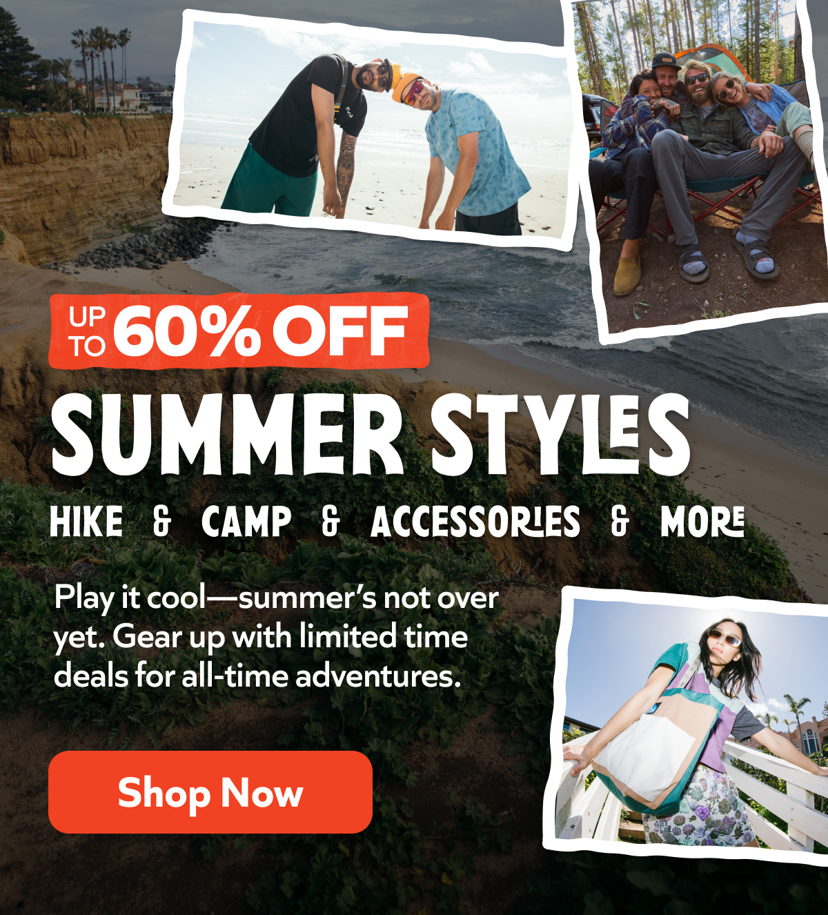 Up To 60% Off Summer Styles!