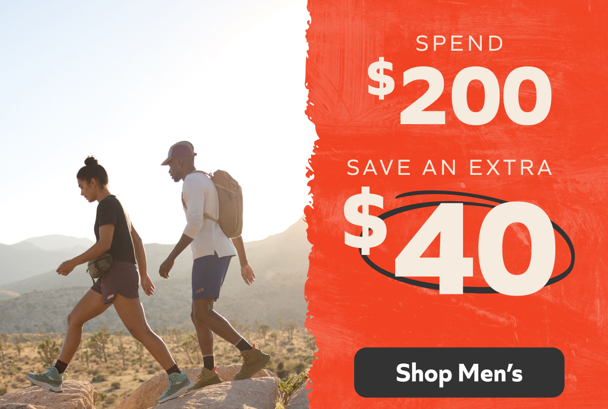 Save an extra $40 off orders $200+!