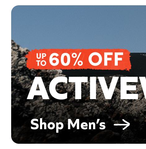 Up to 60% Off Men's Activewear