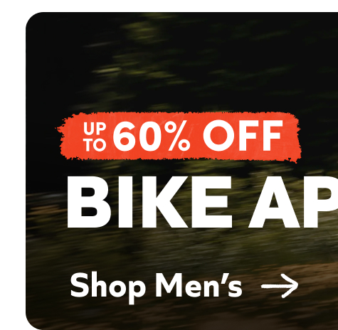 Up to 60% off Men's Bike Apparel