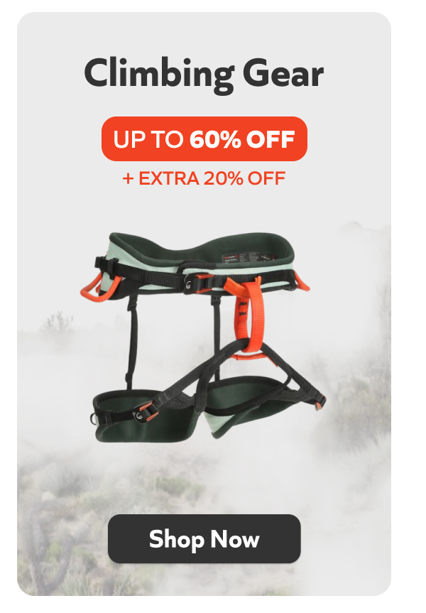 Extra 20% Off Climbing Gear