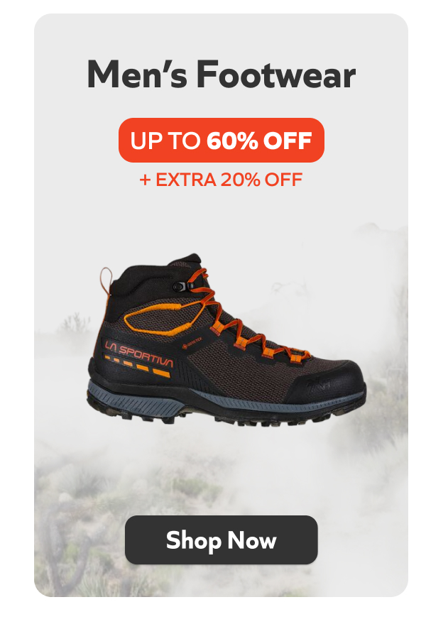 Extra 20% Off Men's Footwear