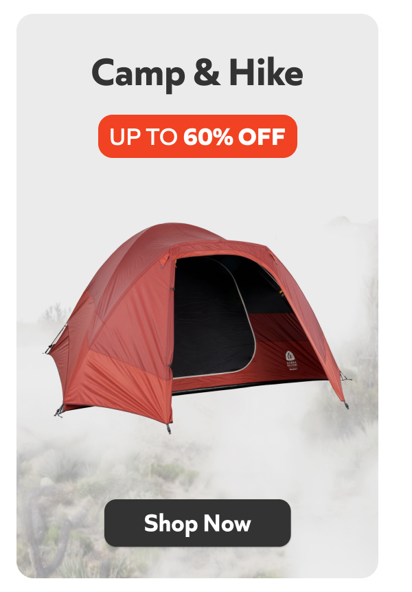 Up To 60% Off Hike & Camp!