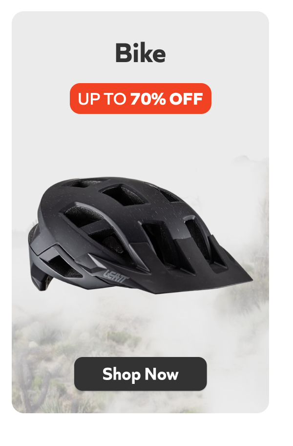 Up To 70% Off Bike Gear!