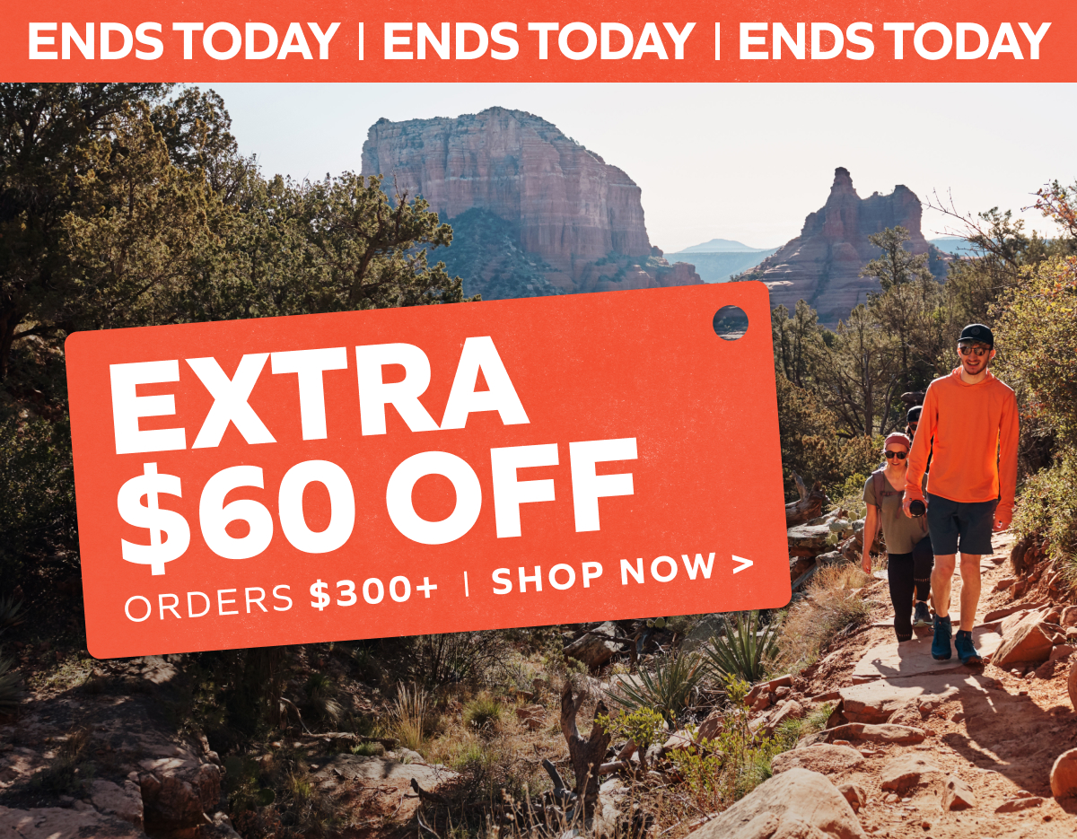 Extra $60 Off Orders $300+ ends today! Shop Now