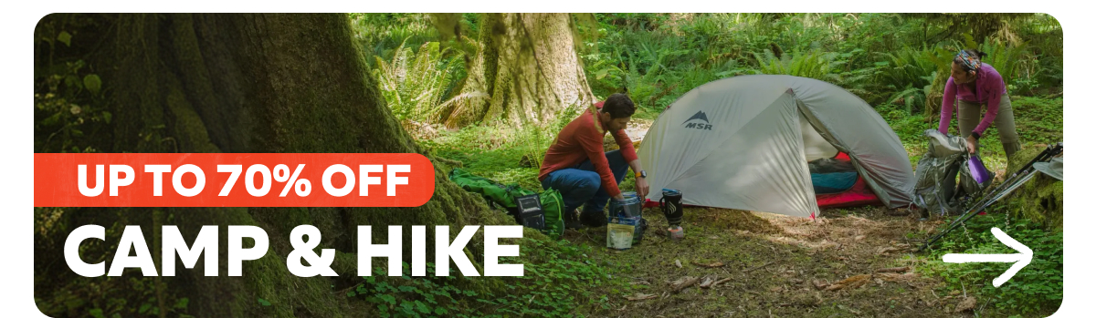 Up To 70% Off Camp and Hike