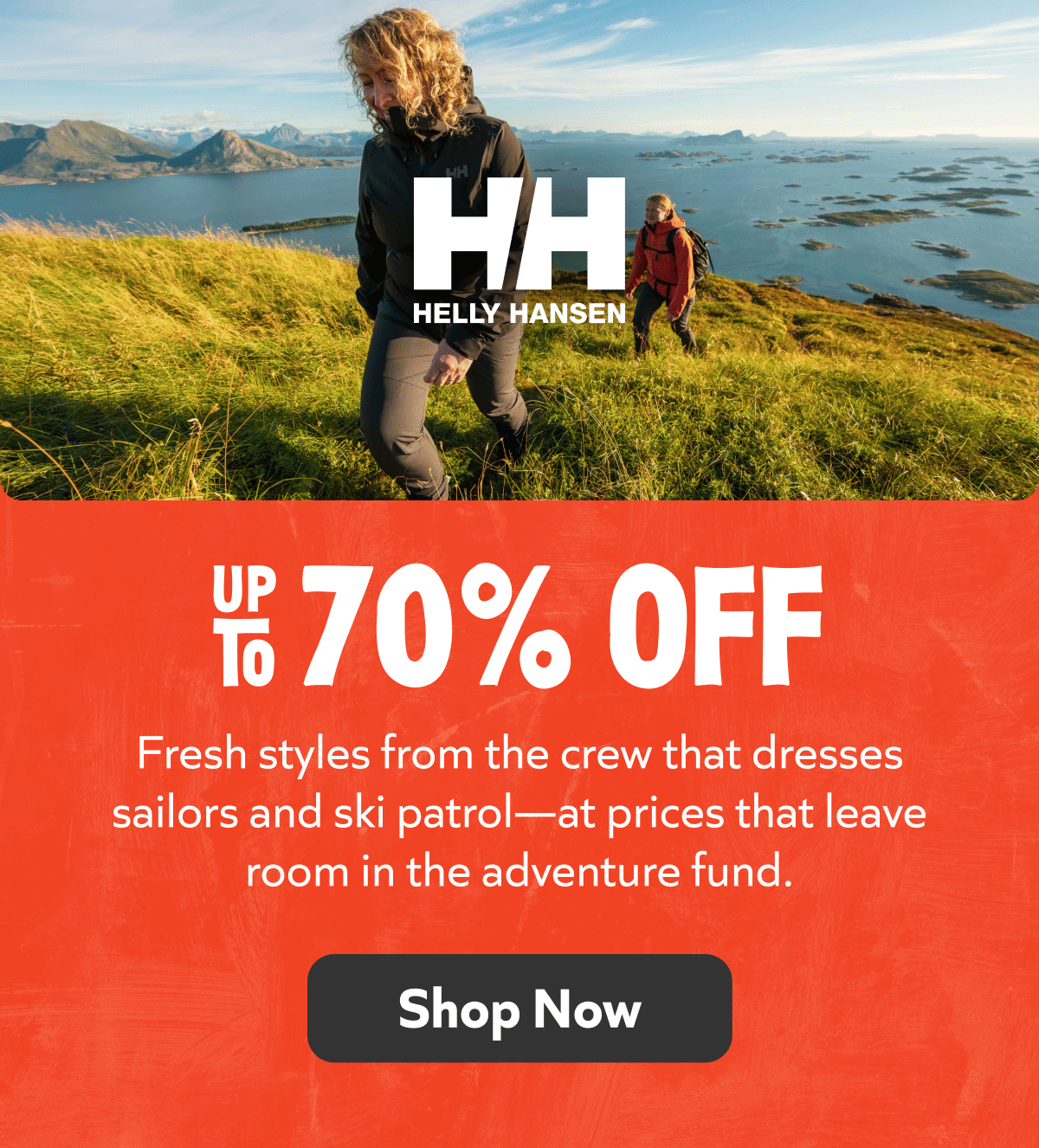 Helly Hansen: Up to 70% Off, fresh styles from the crew that dresses sailors and ski patrol, at prices that leave room in the adventure fund. Shop Now!