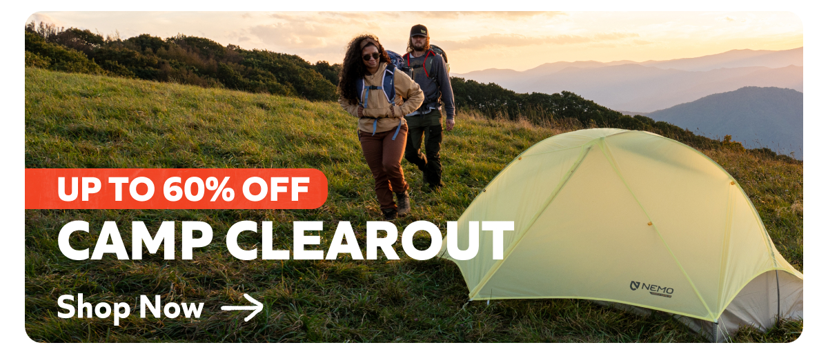 Camping Gear Up To 60% Off!