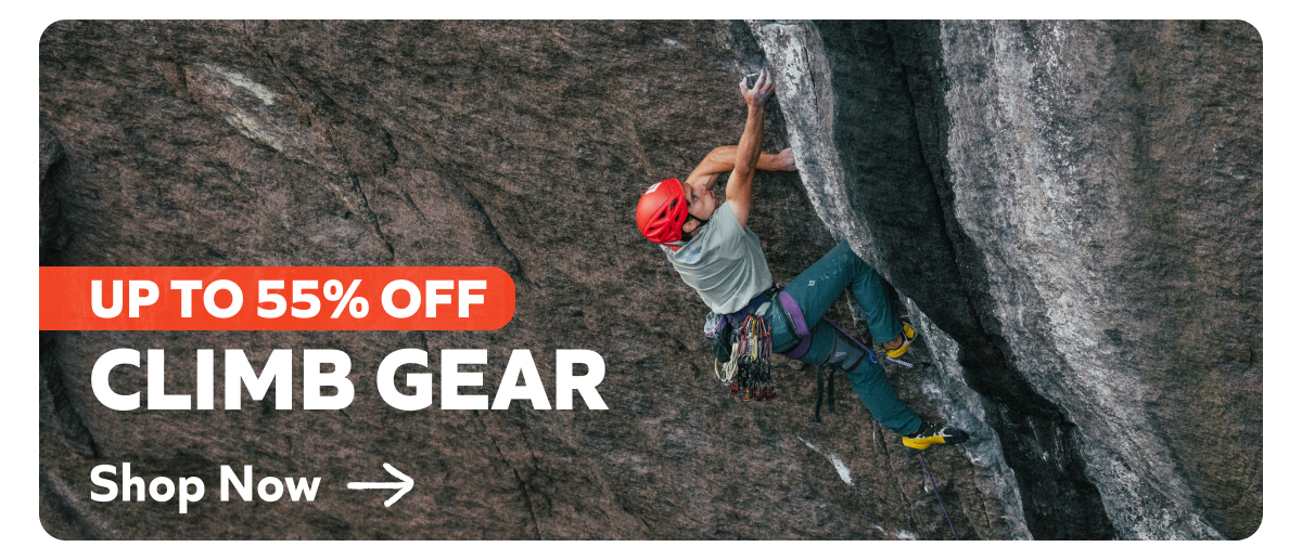 Climbing Gear Up To 55% Off!